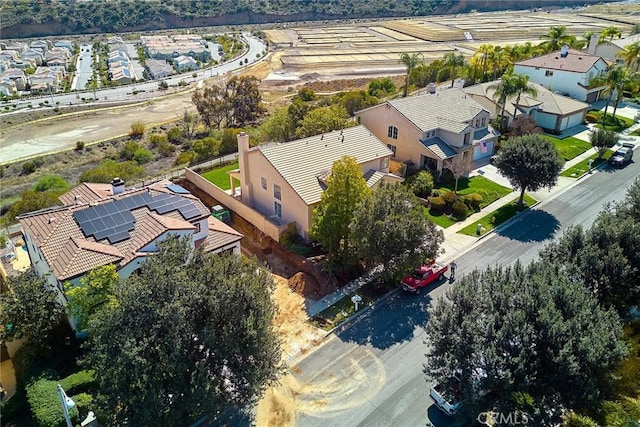 4224 Castlepeak Dr, Corona, CA 92883 - drone / aerial view featuring a residential view