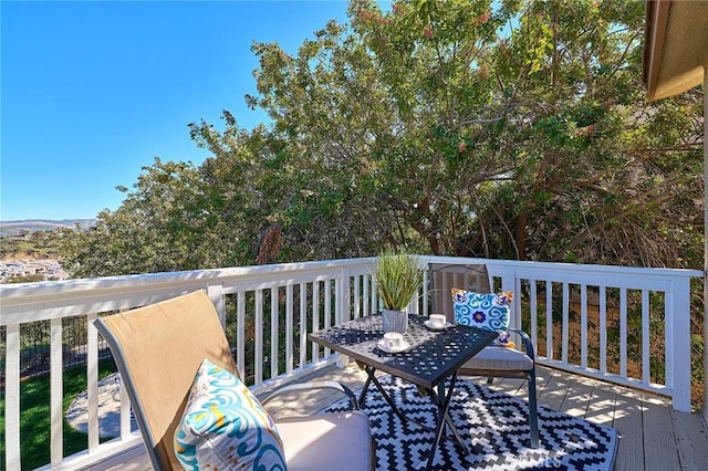 4224 Castlepeak Dr, Corona, CA 92883 - view of wooden deck