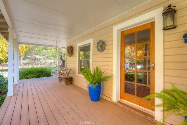 13730 Nimshew Rd, Magalia, CA 95954 - wooden deck with covered porch