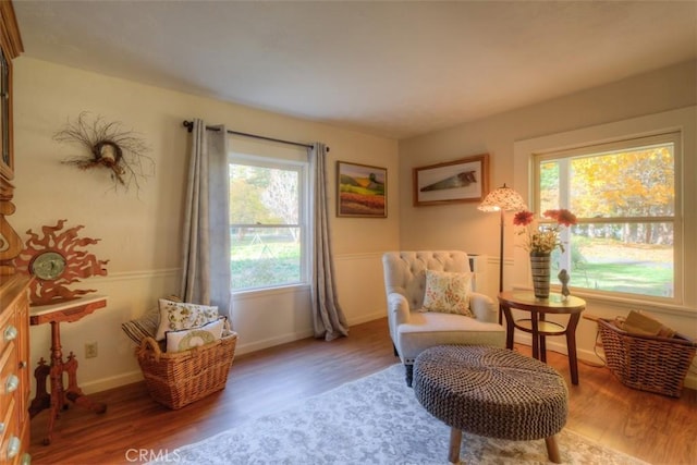13730 Nimshew Rd, Magalia, CA 95954 - living area featuring baseboards and wood finished floors
