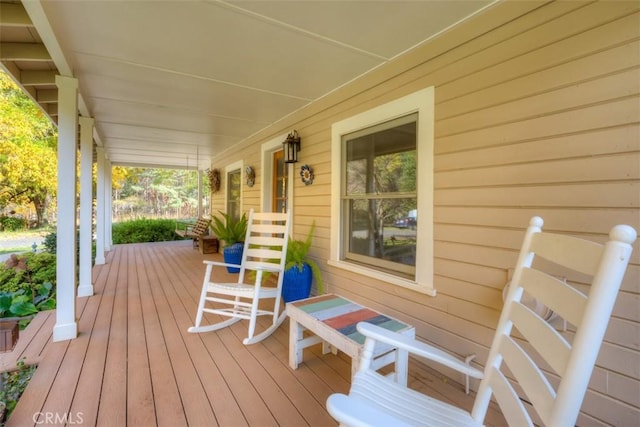 13730 Nimshew Rd, Magalia, CA 95954 - wooden deck featuring a porch