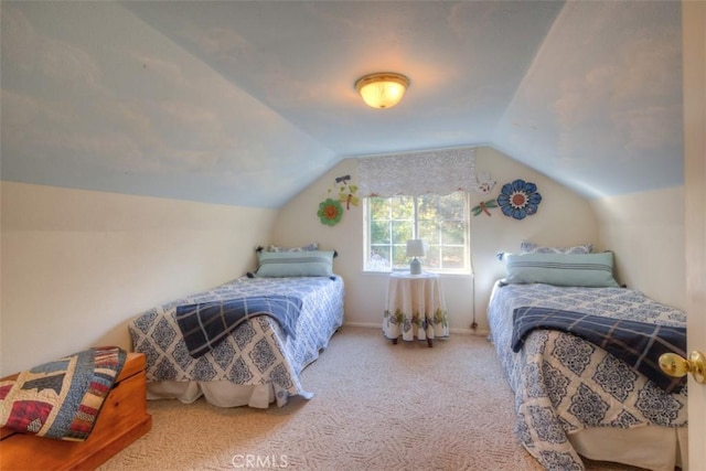 13730 Nimshew Rd, Magalia, CA 95954 - bedroom featuring lofted ceiling and carpet flooring