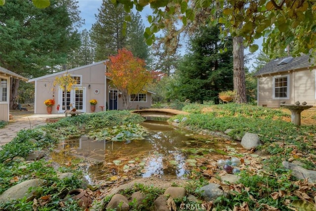 13730 Nimshew Rd, Magalia, CA 95954 - view of yard featuring french doors