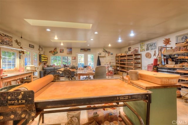 13730 Nimshew Rd, Magalia, CA 95954 - interior space with recessed lighting and french doors