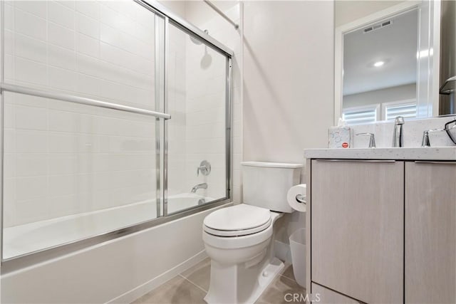 121 Mulberry, Lake Forest, CA 92630 - full bathroom featuring vanity, enclosed tub / shower combo, and tile patterned floors