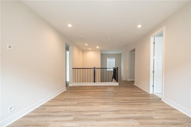 121 Mulberry, Lake Forest, CA 92630 - spare room with recessed lighting and light wood-type flooring
