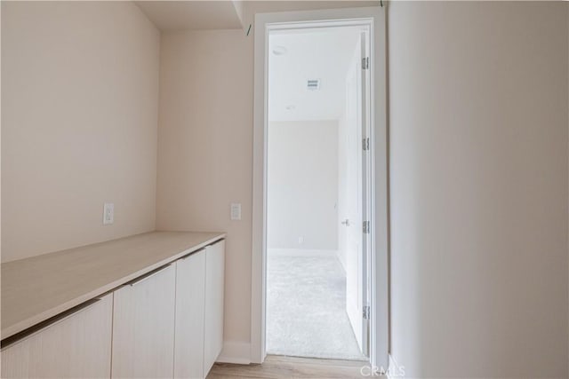 121 Mulberry, Lake Forest, CA 92630 - hall with light wood-style flooring and baseboards