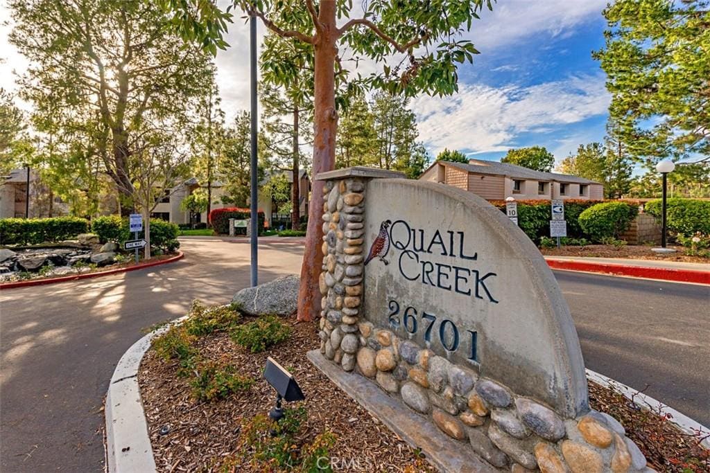 26701 Quail Crk Unit 28, Laguna Hills, CA 92656 - view of community sign