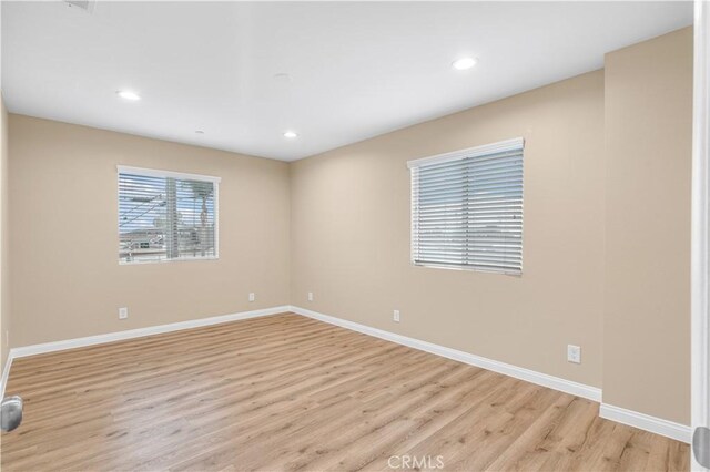 1109 N Mulberry, Compton, CA 90222 - empty room featuring light wood-style flooring and recessed lighting