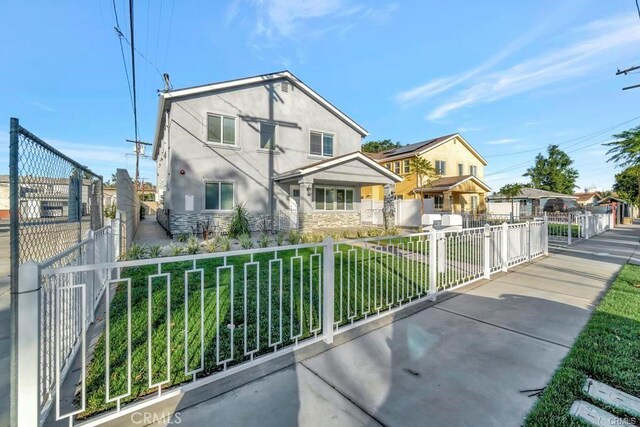 1109 N Mulberry, Compton, CA 90222 - view of front of property with stucco siding and stone siding