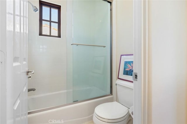 3 Observatory, Newport Coast, CA 92657 - bathroom featuring toilet and bath / shower combo with glass door