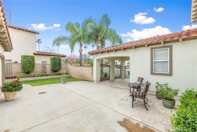 2845 Keystone Cir, Corona, CA 92882 - fenced backyard featuring a patio