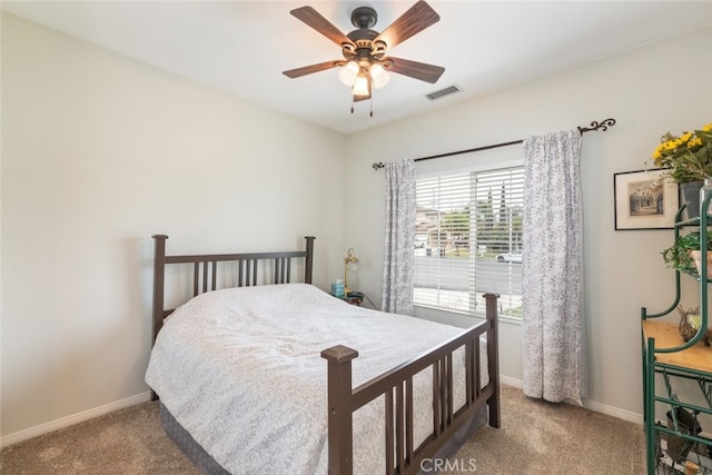 2845 Keystone Cir, Corona, CA 92882 - bedroom featuring carpet floors, baseboards, and a ceiling fan