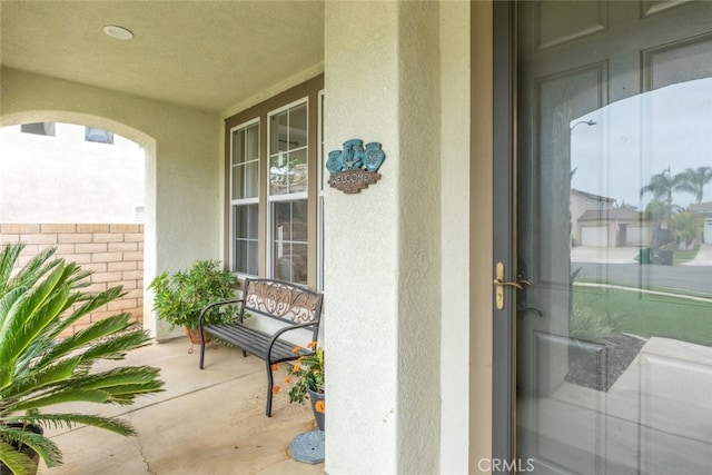 2845 Keystone Cir, Corona, CA 92882 - entrance to property with stucco siding and covered porch