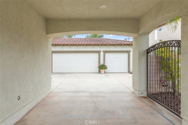 2845 Keystone Cir, Corona, CA 92882 - garage with a gate and driveway