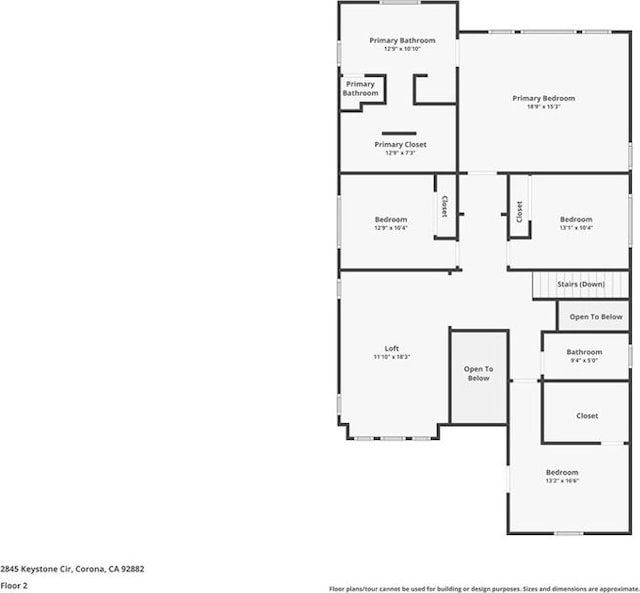 2845 Keystone Cir, Corona, CA 92882 - property floor plan