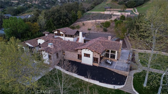 bird's eye view