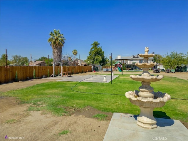 6351 Deacon Ave, Bakersfield, CA 93307 - view of yard featuring playground community and fence