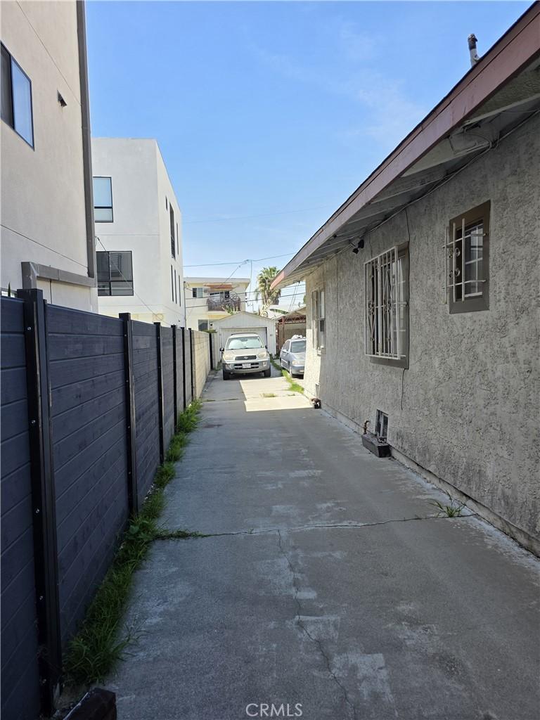exterior space with fence