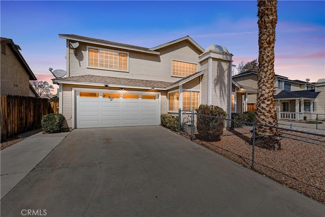 42851 Lemonwood Dr, Lancaster, CA 93536 - view of front facade with an attached garage and driveway