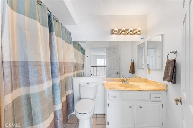 42851 Lemonwood Dr, Lancaster, CA 93536 - full bath with vanity and tile patterned floors