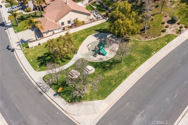 drone / aerial view