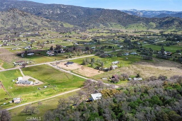 28951 Spring Valley Rd, Tollhouse, CA 93667 - aerial view featuring a rural view and a mountain view