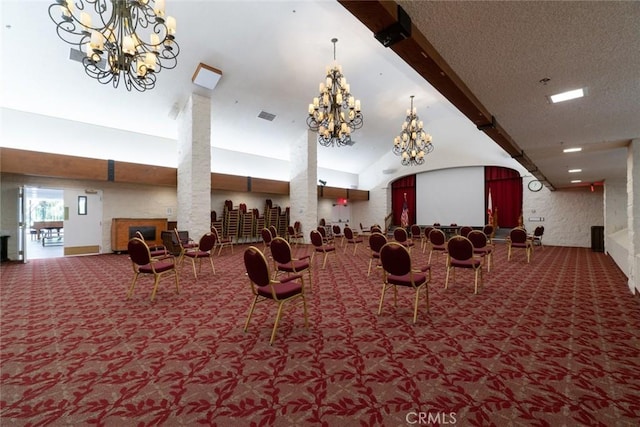 community lobby with visible vents