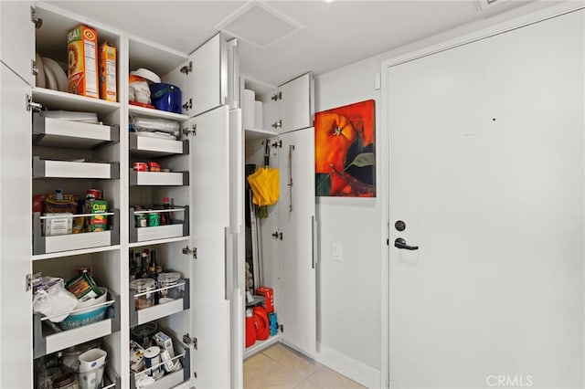 view of pantry