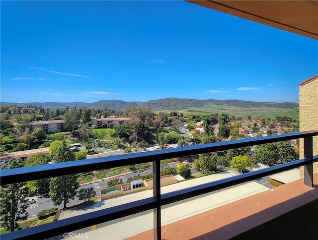 24055 Paseo Del Lago W Unit 1455, Laguna Woods, CA 92637 - balcony featuring a mountain view