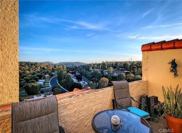 24055 Paseo Del Lago W Unit 1455, Laguna Woods, CA 92637 - exterior space featuring a balcony and a mountain view