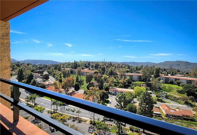 24055 Paseo Del Lago W Unit 1455, Laguna Woods, CA 92637 - balcony featuring a mountain view