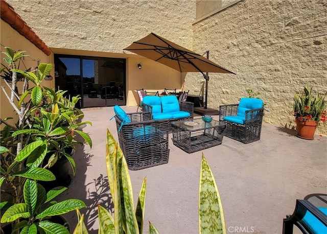 24055 Paseo Del Lago W Unit 1455, Laguna Woods, CA 92637 - view of patio / terrace with an outdoor hangout area