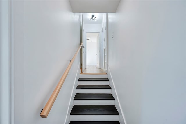 view of staircase