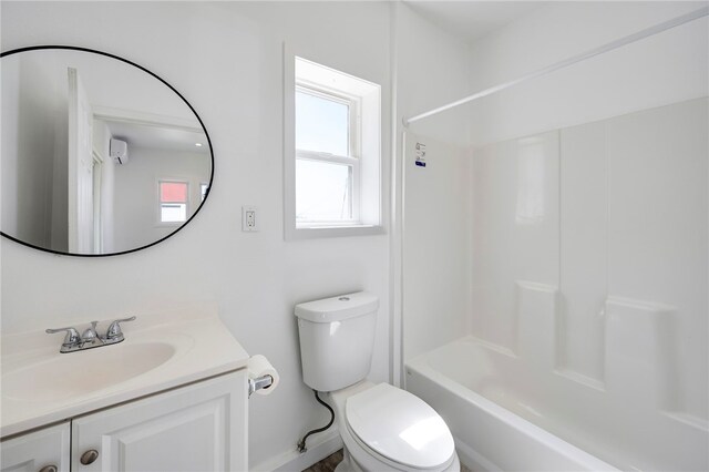 5106 O Sullivan Dr, Los Angeles, CA 90032 - bathroom with toilet, vanity, and tub / shower combination
