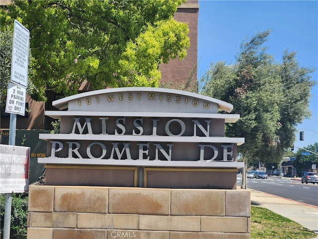 101 W Mission Blvd Unit 306, Pomona, CA 91766 - view of community sign