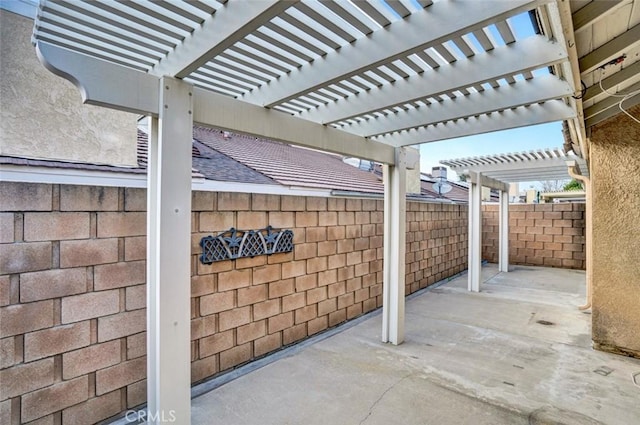 1454 Congress Way, San Jacinto, CA 92583 - view of patio with a pergola and a fenced backyard
