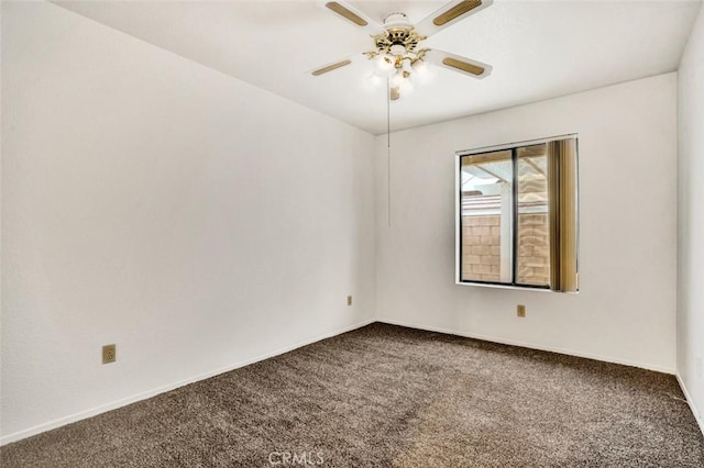 1454 Congress Way, San Jacinto, CA 92583 - unfurnished room with carpet floors, baseboards, and ceiling fan