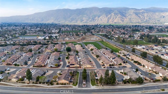 1454 Congress Way, San Jacinto, CA 92583 - drone / aerial view with a residential view and a mountain view