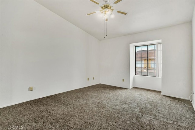 1454 Congress Way, San Jacinto, CA 92583 - carpeted empty room with baseboards and a ceiling fan