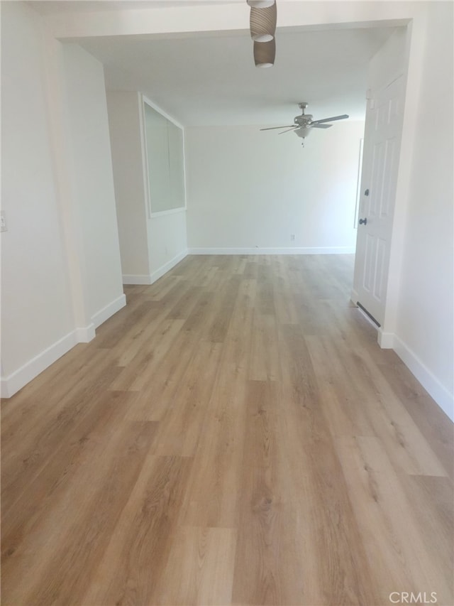 7524 Matterhorn Ave, Rancho Cucamonga, CA 91730 - unfurnished room featuring ceiling fan and light wood-type flooring