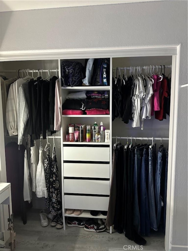view of closet