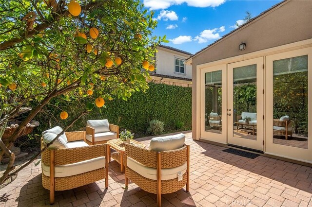37 Fanpalm, Irvine, CA 92620 - view of patio featuring french doors