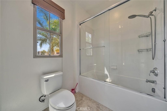 37 Fanpalm, Irvine, CA 92620 - full bathroom featuring toilet and shower / bath combination with glass door
