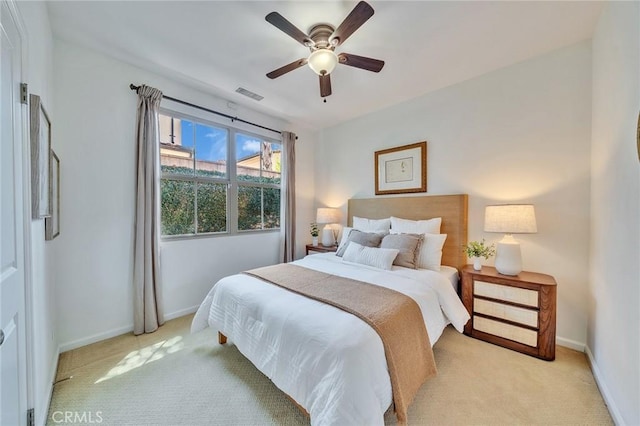 37 Fanpalm, Irvine, CA 92620 - bedroom featuring light carpet and ceiling fan