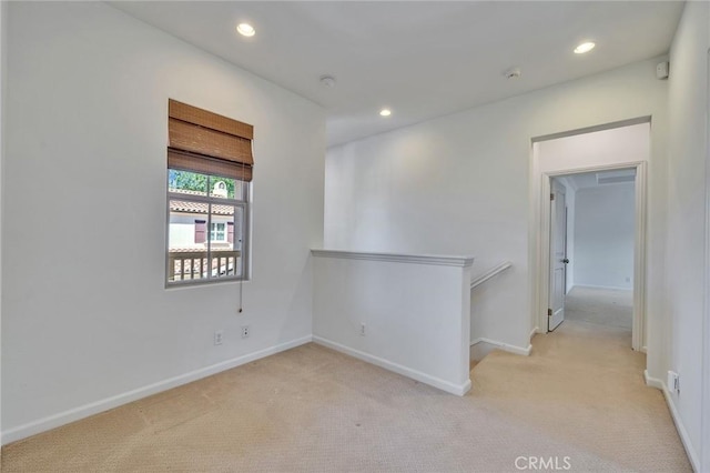 37 Fanpalm, Irvine, CA 92620 - empty room with light carpet, recessed lighting, and a smoke detector