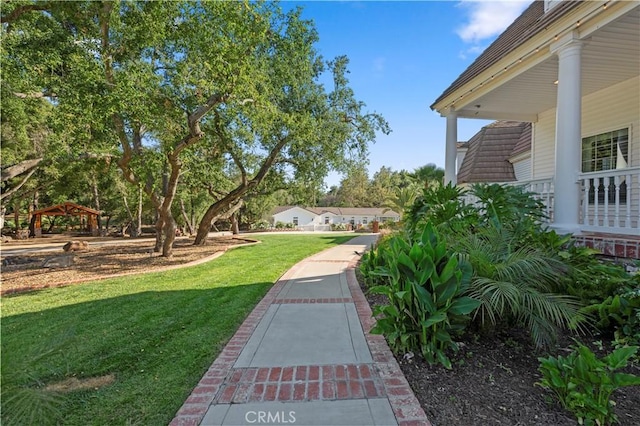 45325 Via Vaquero, Temecula, CA 92590 - view of green lawn with a gazebo