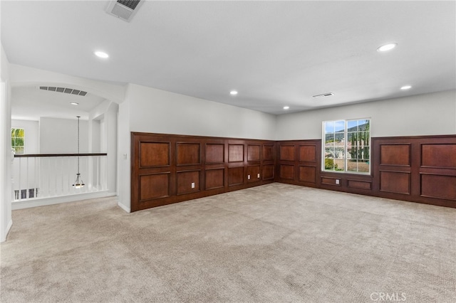27669 Bluff Vista Way, Menifee, CA 92584 - unfurnished room with recessed lighting, visible vents, and carpet