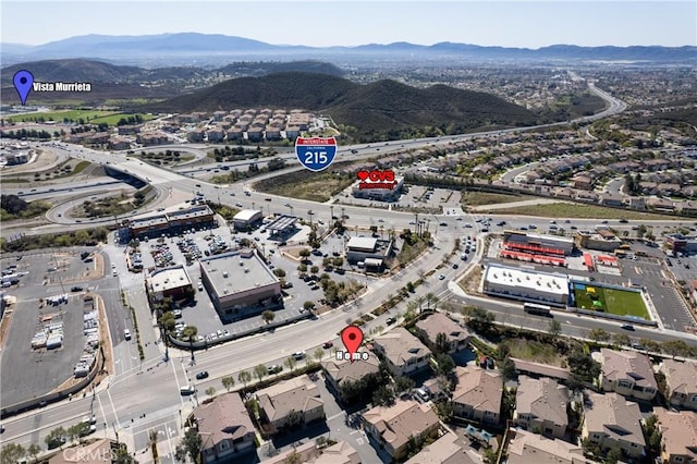 27571 Darrington Ave Unit 2, Murrieta, CA 92562 - aerial overview of property's location with a mountain backdrop