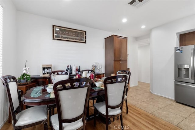27571 Darrington Ave Unit 2, Murrieta, CA 92562 - dining area featuring recessed lighting and light tile patterned floors